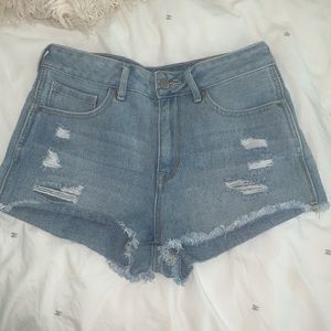 High waisted jean shorts Pacsun